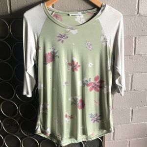 Chris & Carol Floral Top